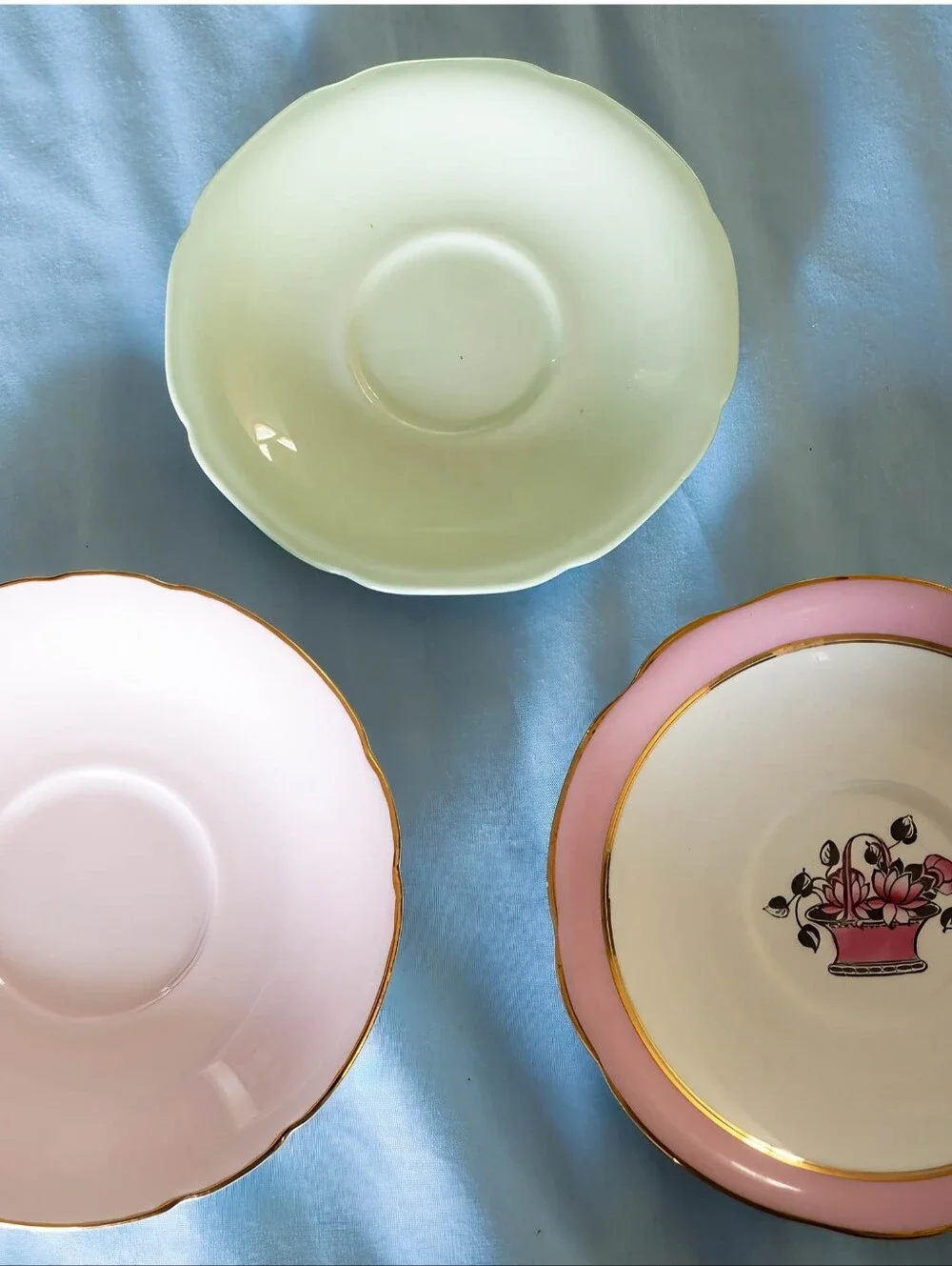 Antique,Vintage Assorted Paragon Cups And Saucers 3 Set. Made In England!